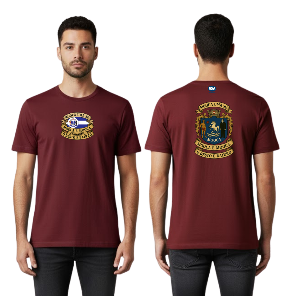 Camiseta Grená Mooca Um Aso